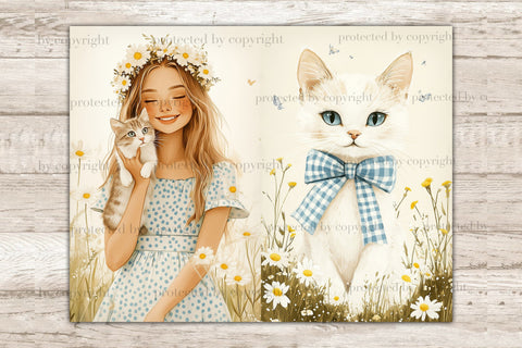 Spring Junk Journal | Daisy Scrapbook Kit SVG GlamArtZhanna 