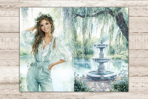 Spring Junk Journal | Lake Junk Journal SVG GlamArtZhanna 