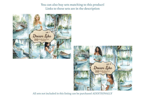 Spring Junk Journal | Lake Junk Journal SVG GlamArtZhanna 