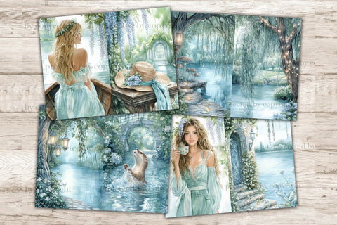 Spring Junk Journal | Lake Junk Journal SVG GlamArtZhanna 