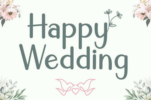 Spring Leaves Font AEN Creative Store 