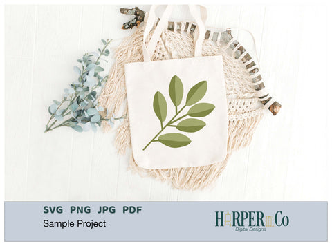 Spring Leaves SVG PNG Cut EPS File SVG HarperNCo 