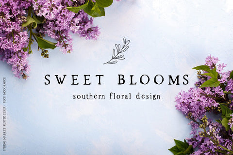 Spring Market Rustic Farmhouse Serif Font Beck McCormick 