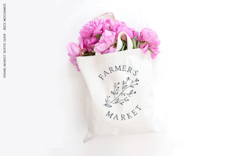 Spring Market Rustic Farmhouse Serif Font Beck McCormick 