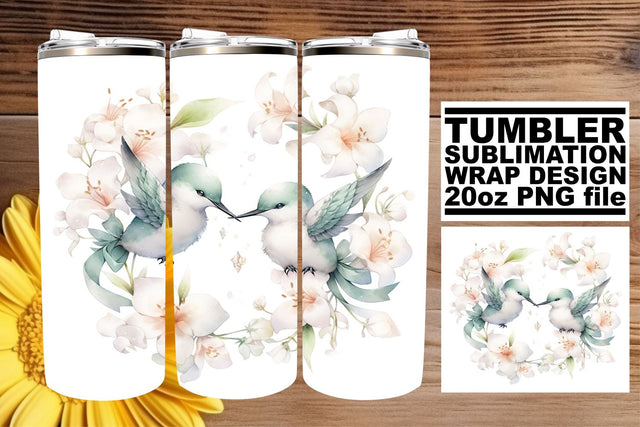 Spring Serenade Tumbler Artwork Sublimation afrosvg 