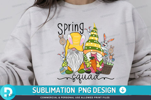 Spring squad PNG Design Sublimation Regulrcrative 