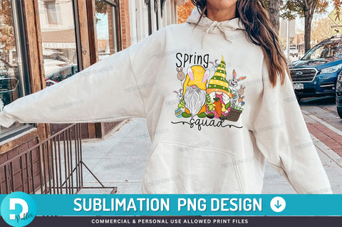 Spring squad PNG Design Sublimation Regulrcrative 