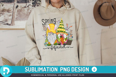 Spring squad PNG Design Sublimation Regulrcrative 