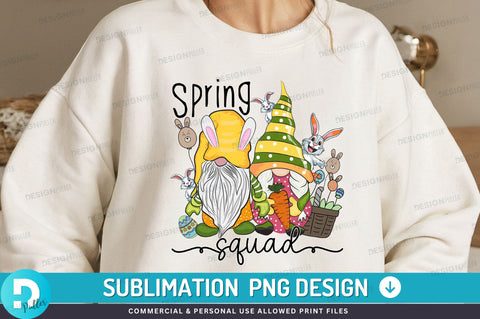 Spring squad PNG Design Sublimation Regulrcrative 