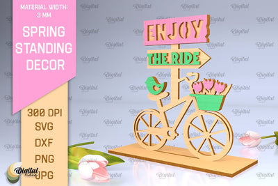 Spring Standing Decor SVG. Home Decor Laser Cut SVG Evgenyia Guschina 
