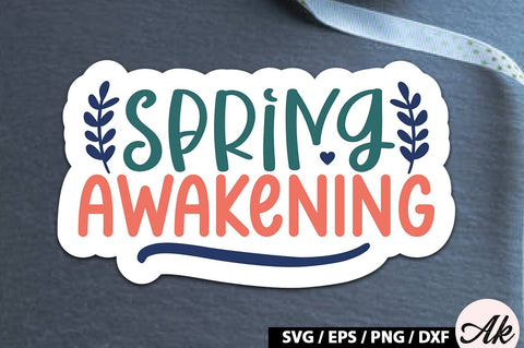 Spring Sticker SVG Bundle SVG akazaddesign 