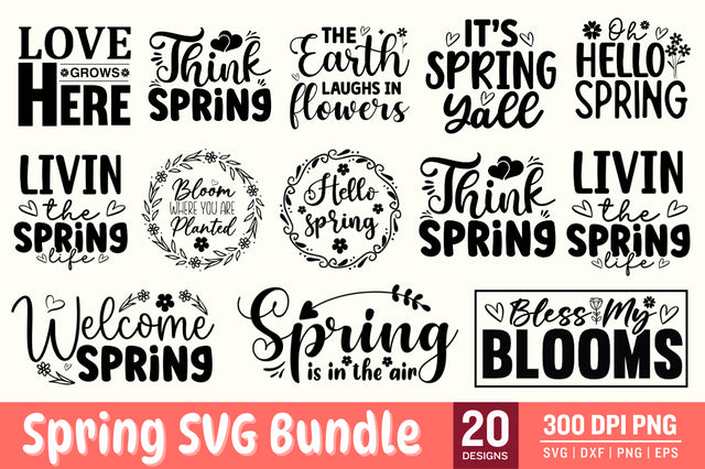 Spring SVG Bundle SVG Designangry 