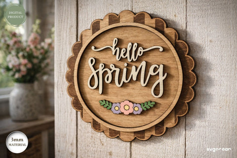 Spring Wall Signs Laser Cut Bundle SVG SvgOcean 