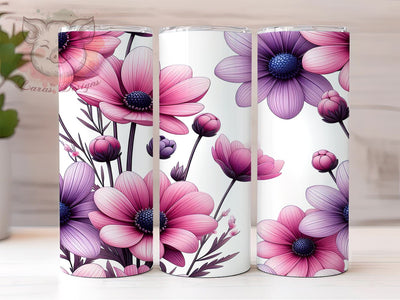 Spring Wildflower 20 oz Skinny Tumbler Sublimation Design, Straight & Tapered Tumbler Png, Wildflowers Tumbler Png, Digital Download PNG Sublimation Lara' s Designs 