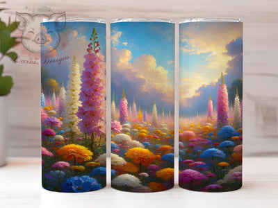 Spring Wildflower Meadow Tumbler, Wildflower Pattern Cup, Garden Lover Gift, Flower Field Design, Colorful Bloom Pattern, Meadow Flower Art, Spring Garden Gift Sublimation Lara' s Designs 