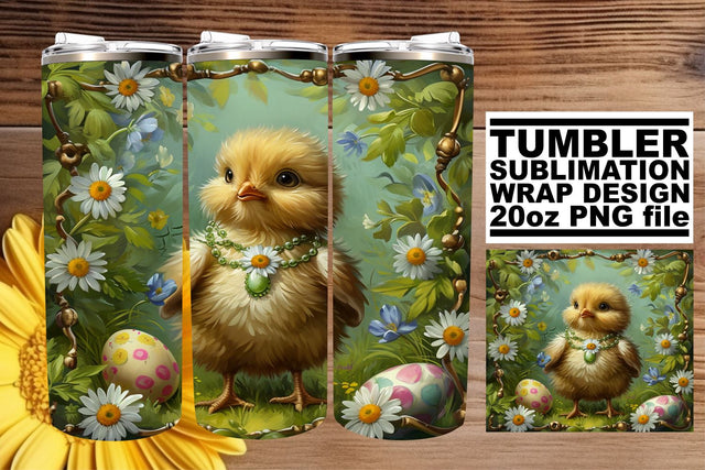 Spring Wildlife Tumbler Joyful Bliss Sublimation afrosvg 