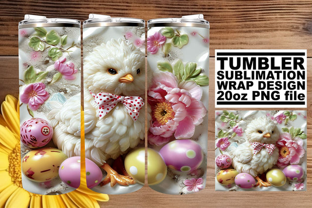 Spring Wildlife Tumbler Wrap Joyful Delight Sublimation afrosvg 