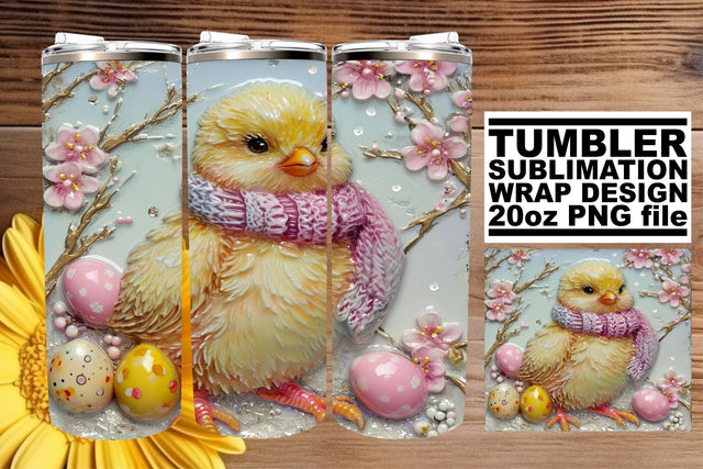 Spring Wildlife Tumbler Wrap Magic Sublimation afrosvg 
