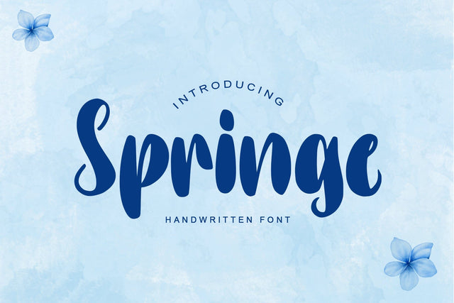 Springe - Handwritten SVG Sakha Design Studio 