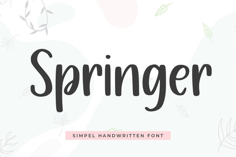 Springer Font Abo Daniel Studio 