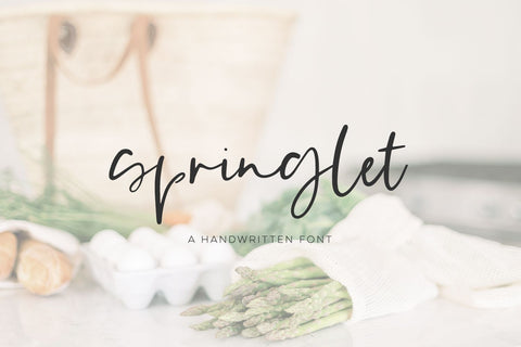 Springlet Script Font Beck McCormick 
