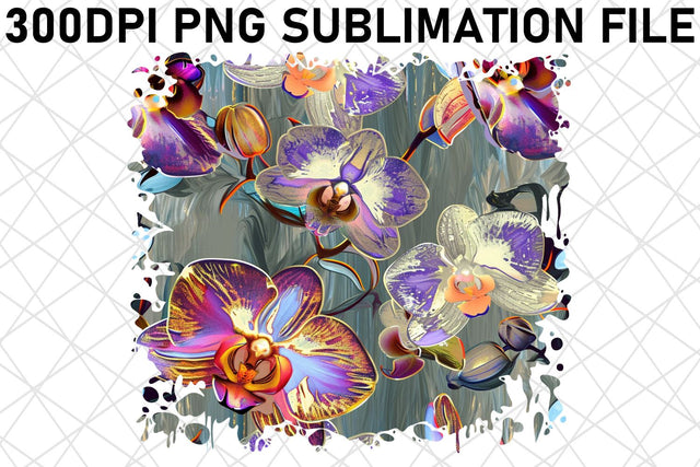 Spring's Colorful Floral Artistry Sublimation afrosvg 