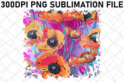 Spring's Delicate Floral Sublimation Art Sublimation afrosvg 