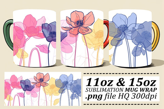Springtime Bloom Extravaganza Mug Sublimation Sublimation afrosvg 
