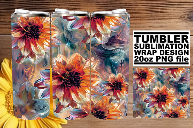 Springtime Bloom Mug Wrap: Garden Splendor Sublimation afrosvg 