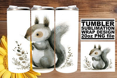 Springtime Boho Animal Friends Sublimation - 20oz Tumbler Sublimation afrosvg 