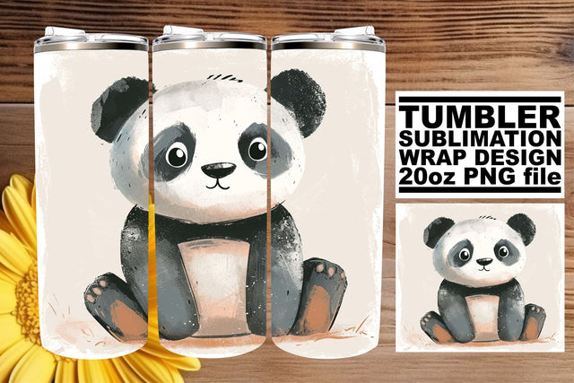 Springtime Boho Wildlife Sublimation Design - 20oz Tumbler Sublimation afrosvg 