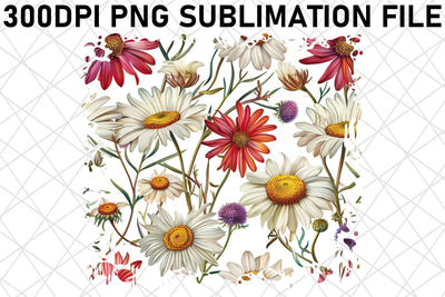 Springtime Bouquet Sublimation Art, Blossom Burst PNG Design, Blooming Delight, Floral Fantasy Sublimation afrosvg 
