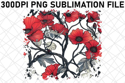 Springtime Bouquet Sublimation Art, Flower Pattern PNG Design, Blooming Beauty, Floral Delight Sublimation afrosvg 