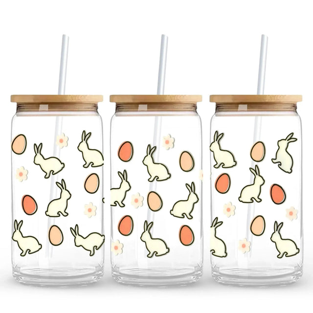 Springtime Bunnies 9.7 x 4.3 UV Wrap (Cup NOT Included) Physical DIY Craft Warehouse 