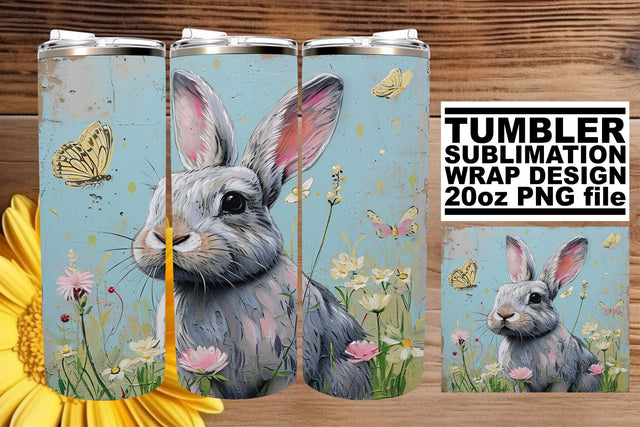 Springtime Decor on 20oz Tumblers Sublimation afrosvg 