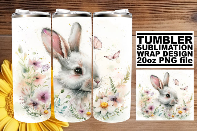 Springtime Decor on 20oz Tumblers Sublimation afrosvg 