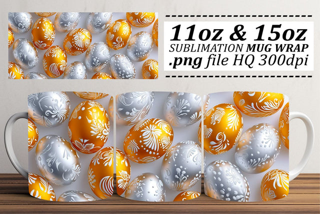 Springtime Joy Mug Wraps | Easter Sublimation 11oz 15oz Sublimation afrosvg 