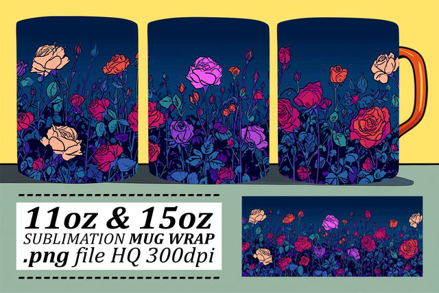 Springtime Petal Paradise Mug Sublimation Sublimation afrosvg 