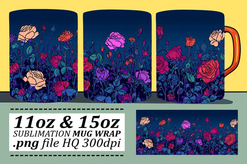 Springtime Petal Paradise Mug Sublimation Sublimation afrosvg 