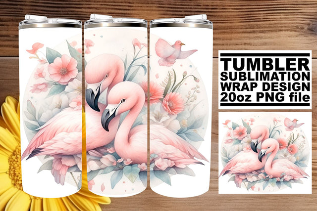 Springtime Watercolor Bird Wrap Sublimation afrosvg 