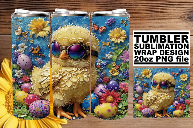 Springtime Wildlife Tumbler Blissful Joy Sublimation afrosvg 