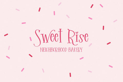 Sprinkle Cookie Serif Font Beck McCormick 