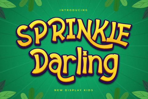Sprinkle Darling Typeface Font Storytype Studio 