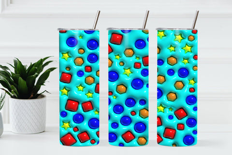 Sprinkle Tumbler Wrap Png 3D Design 3D Paper Rupkotha 