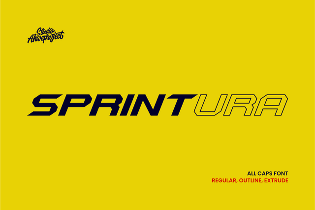 Sprintura Font ahweproject 