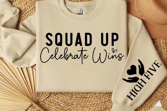 Squad Up Celebrate Wins Sleeve SVG Design SVG Designangry 