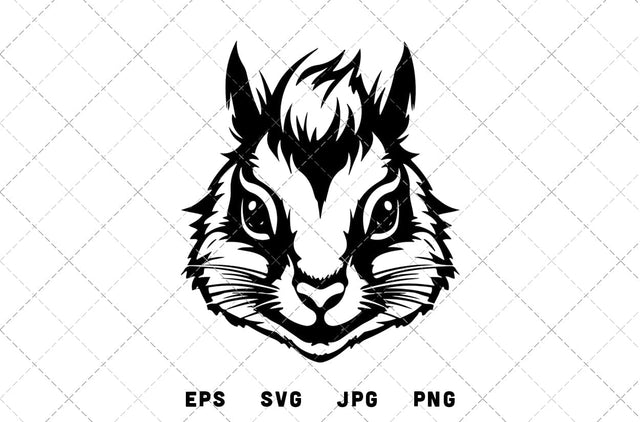 Squirrel Head Mascot Graphics - JPG, SVG, PNG, EPS - Digital Download with Commercial License for Cricut, Silhouette, Scan N Cut Crafting SVG Loveleen Kaur 
