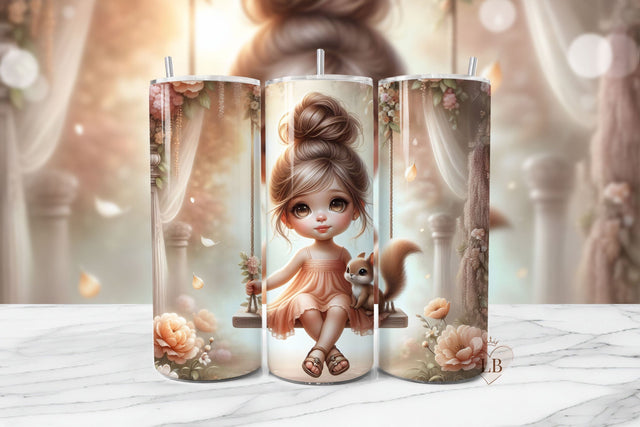 Squirrel Sublimation PNG | 20oz Tumbler Seamless Wrap Sublimation BijouBay 