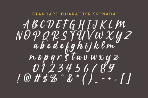 Srenada Font ahweproject 