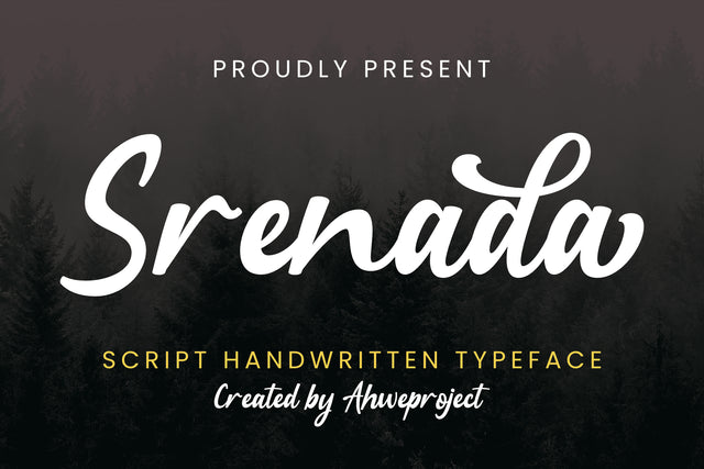 Srenada Font ahweproject 